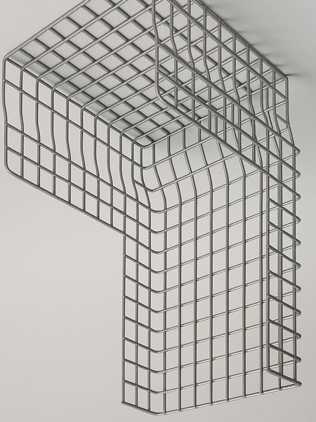 Bended welded wire mesh panels Bended welded wire mesh panels