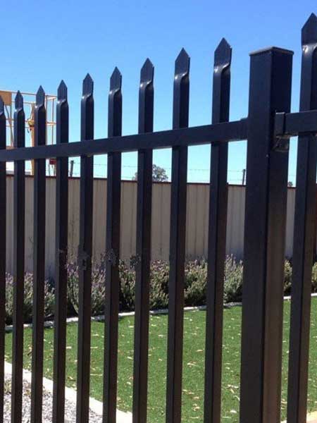 iron steel fence