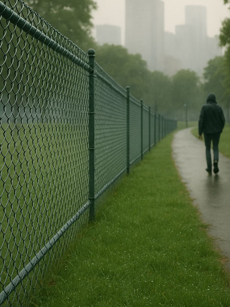 chain link fence chain link fence