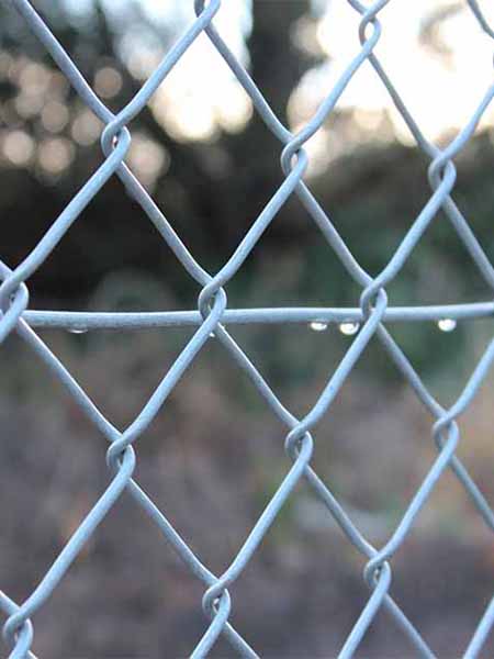 Chain link fence