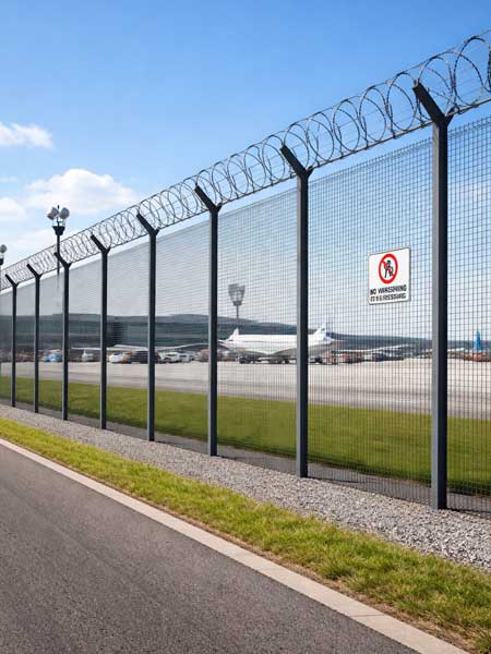 Airport fence Airport fence