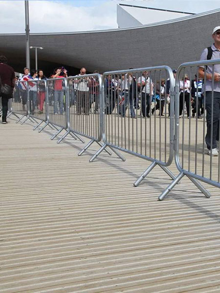 Chain link fence installation